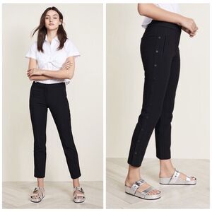 TIBI Anson Side Snap Button Trousers Size 0